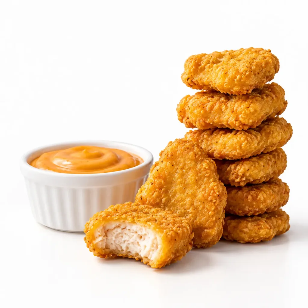 Commercial Crispy Chicken Nuggets Product Shot