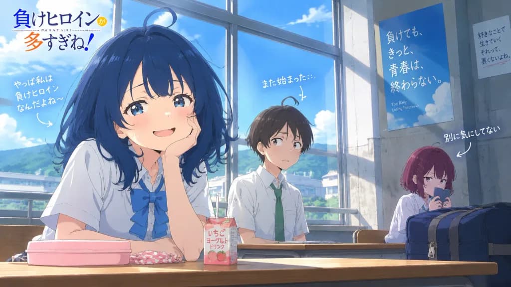 負けヒロインたちの教室アニメキービジュアル