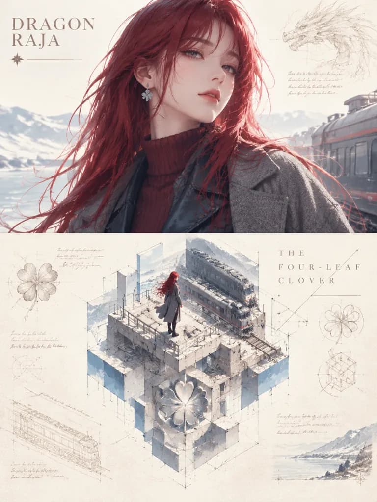 Isometric Da Vinci Editorial Poster