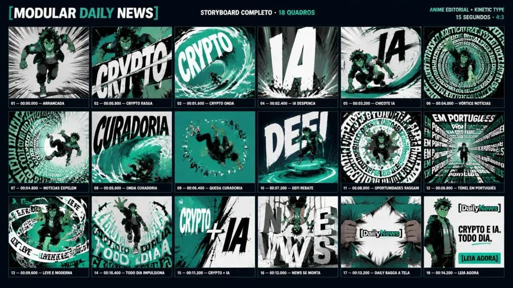 Anime Kinetic Typography Storyboard Sheet