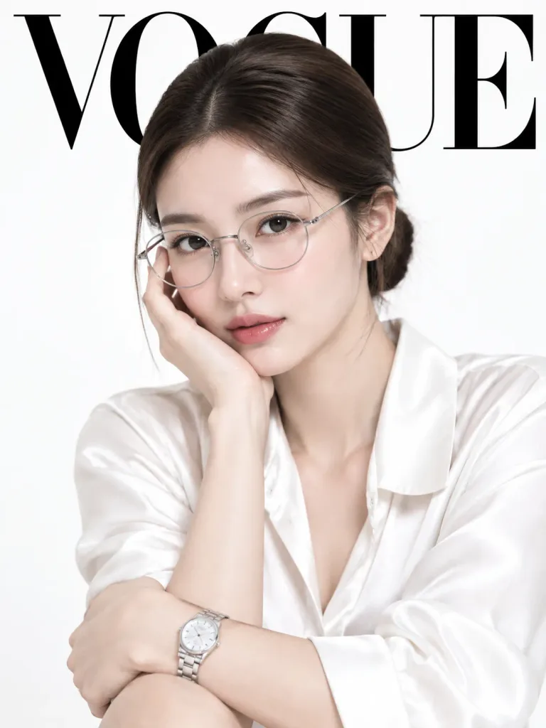 Ritratto per Copertina di Rivista di Moda