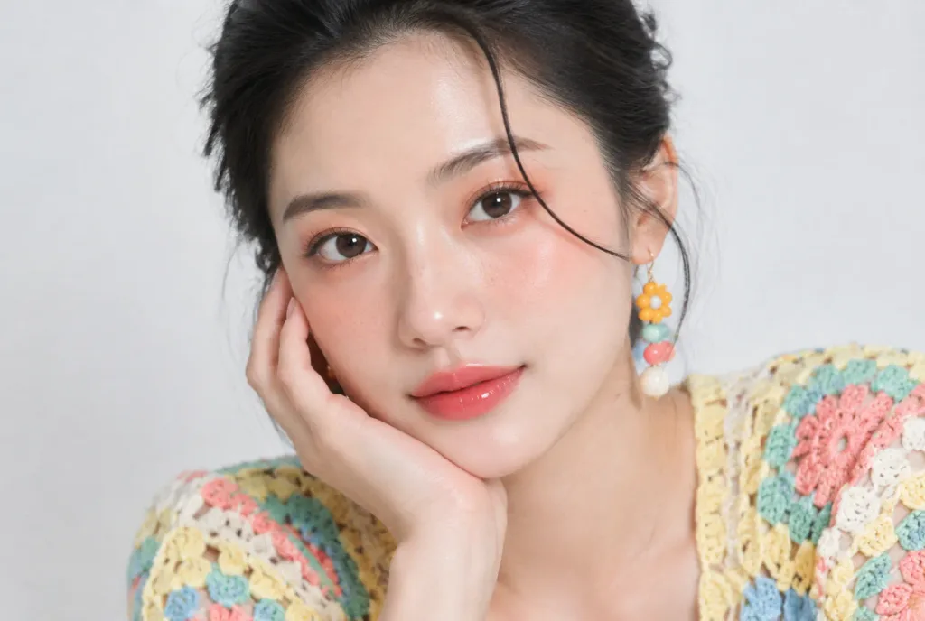 Editorial Crochet Fashion Beauty Close-Up