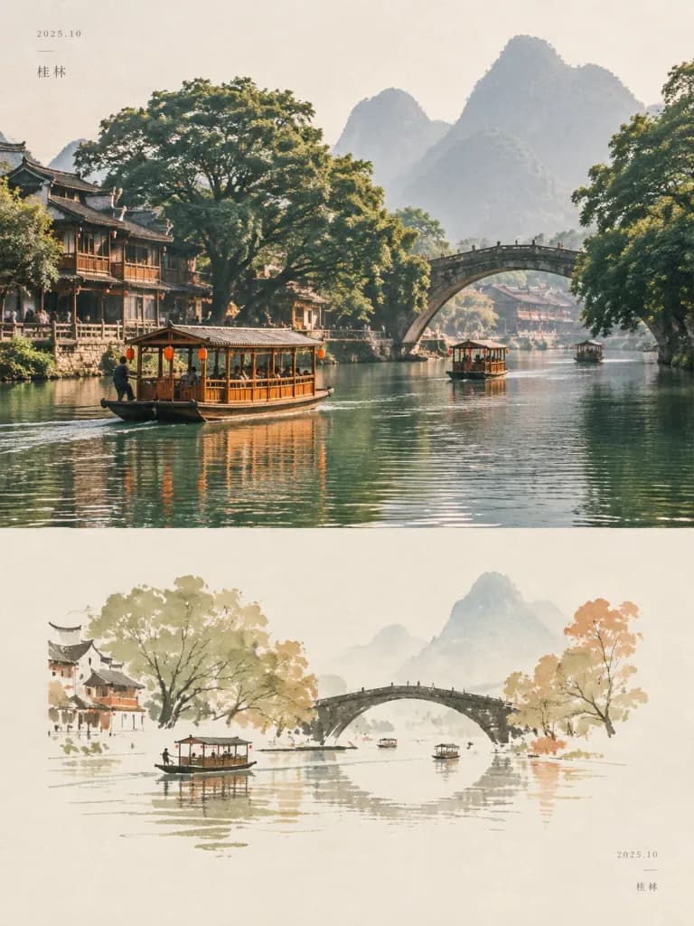East Asian Editorial Travel Poster