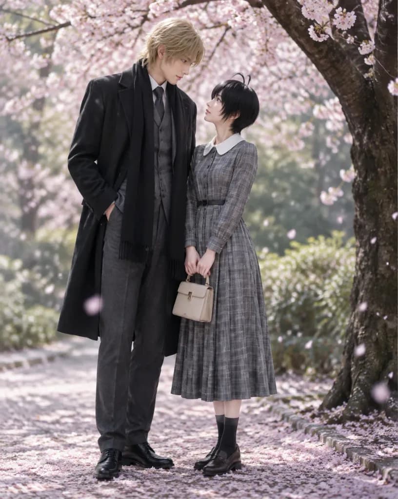 櫻花樹下的浪漫Cosplay劇照