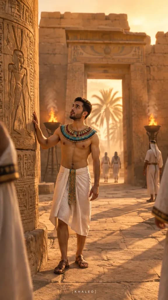 Modern Time Traveler in Ancient Egypt