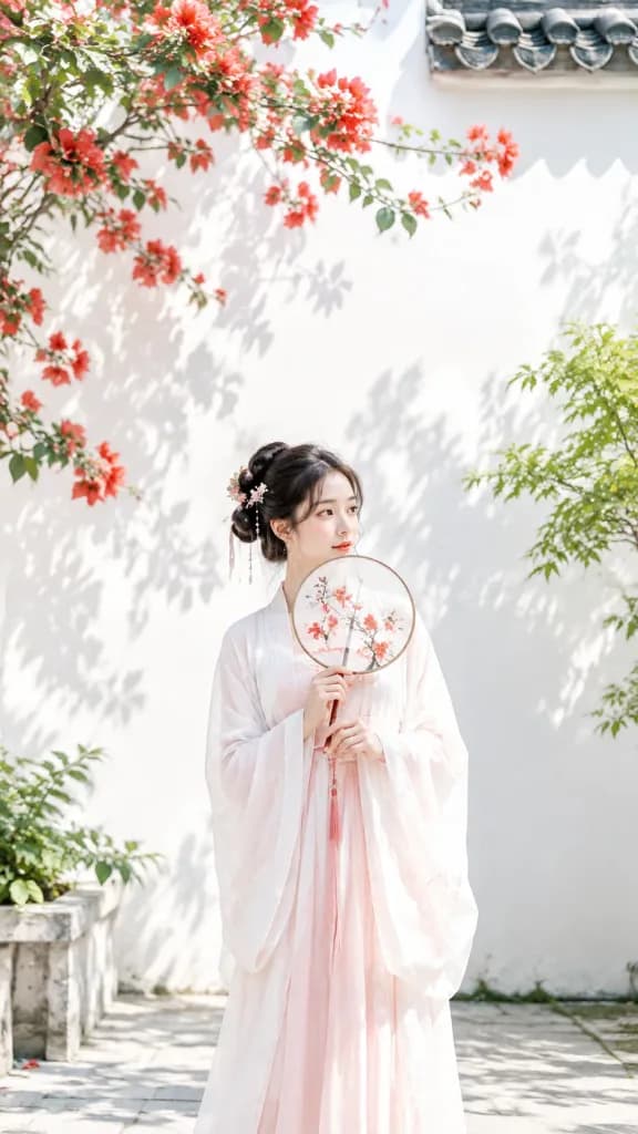 미니멀 오리엔탈 젠 정원 일러스트