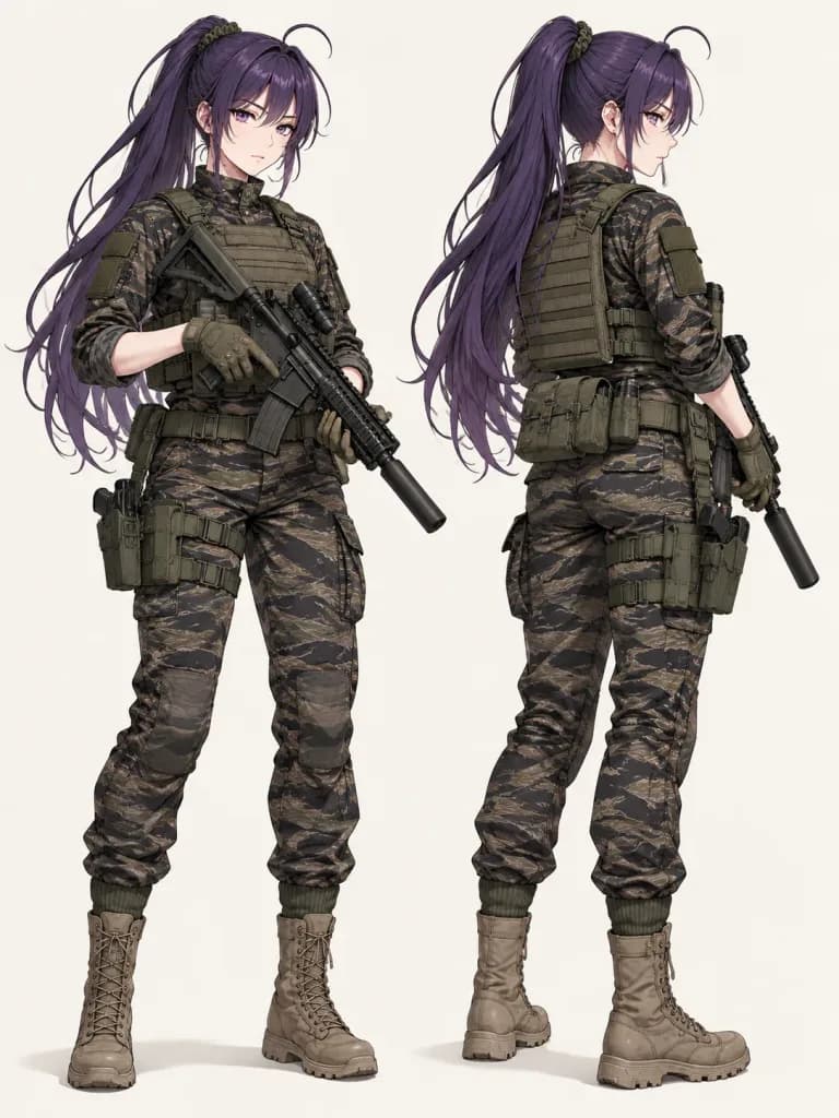 Tactical Operator Dual View Character Sheet