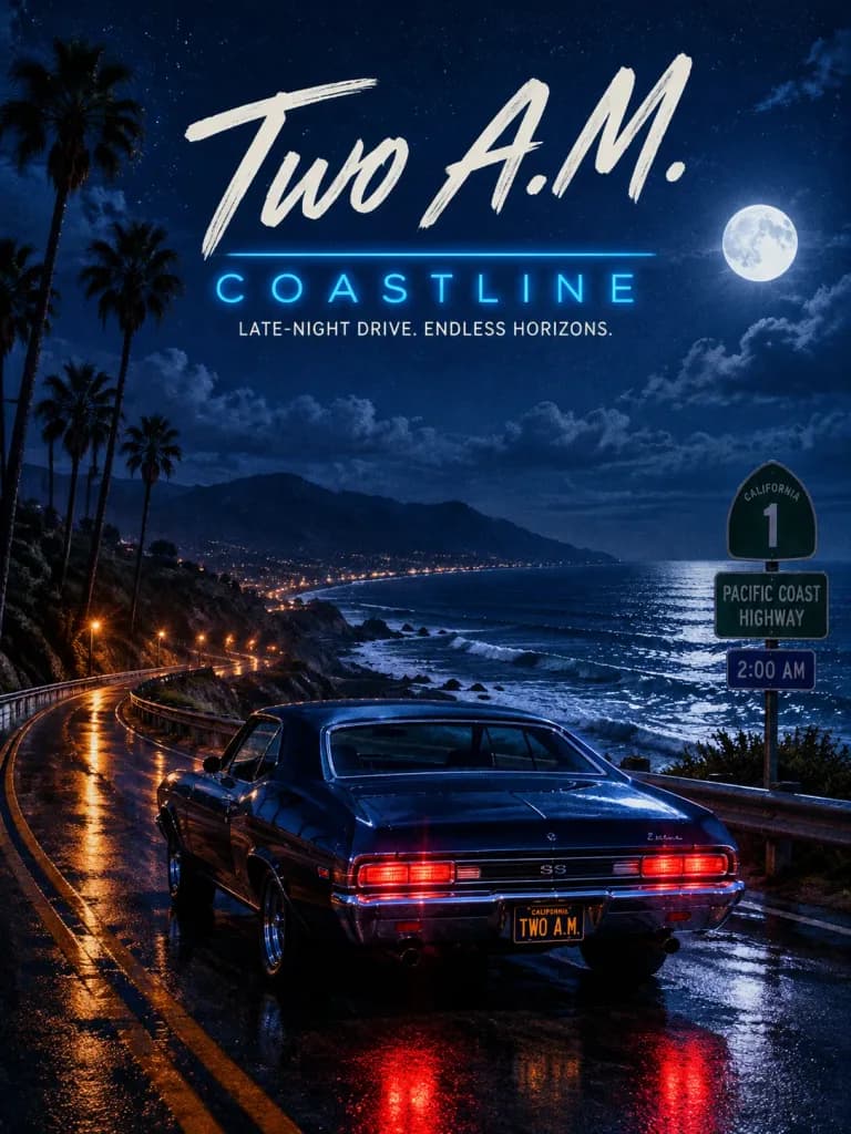 Late Night Coastal Drive Album Cover