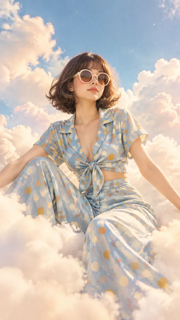 復古雲端時尚肖像