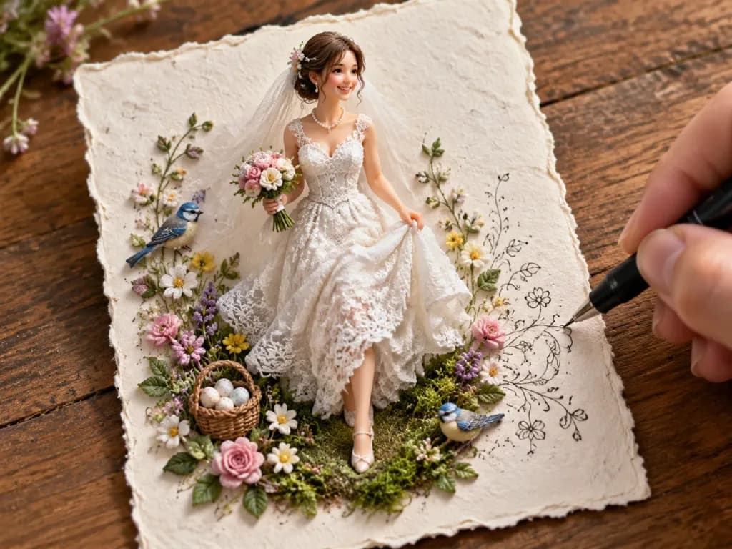 3D Paper Craft Pop-Out Sculpture