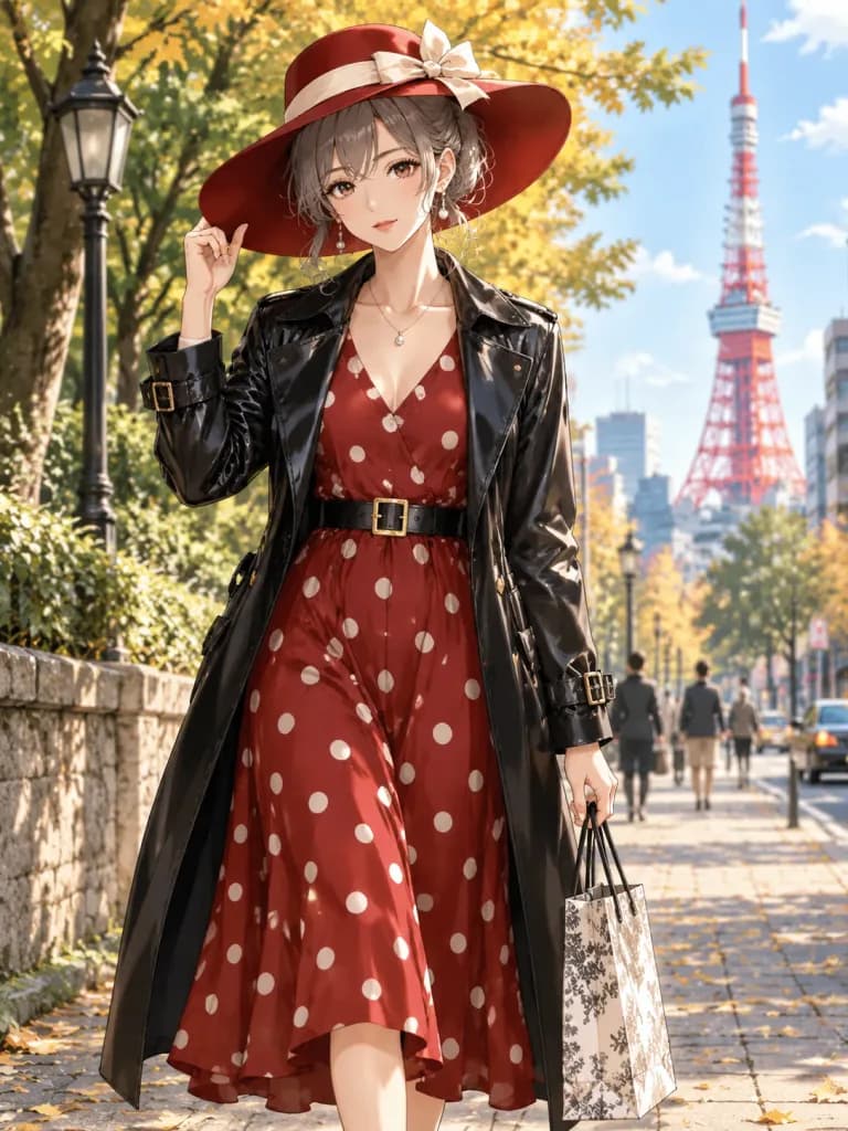 Anime Tokyo Autumn Street Fashion