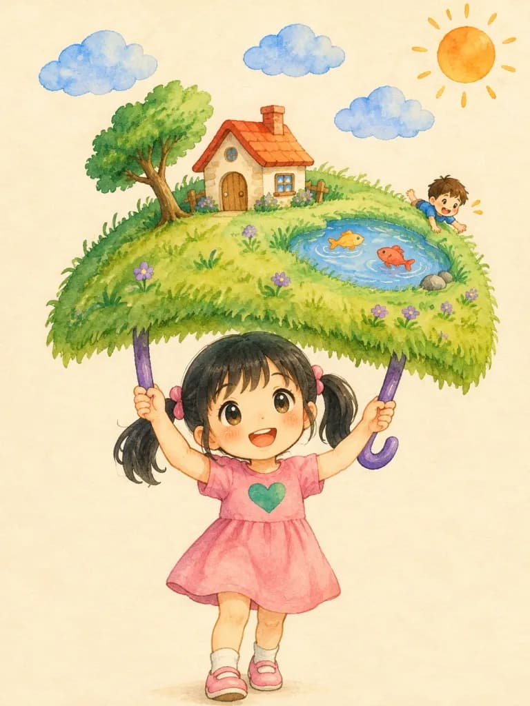 Child Drawing to Anime Storybook