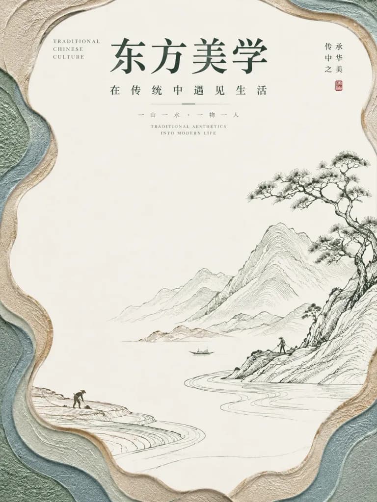 Modern Oriental Minimalist Graphic Poster