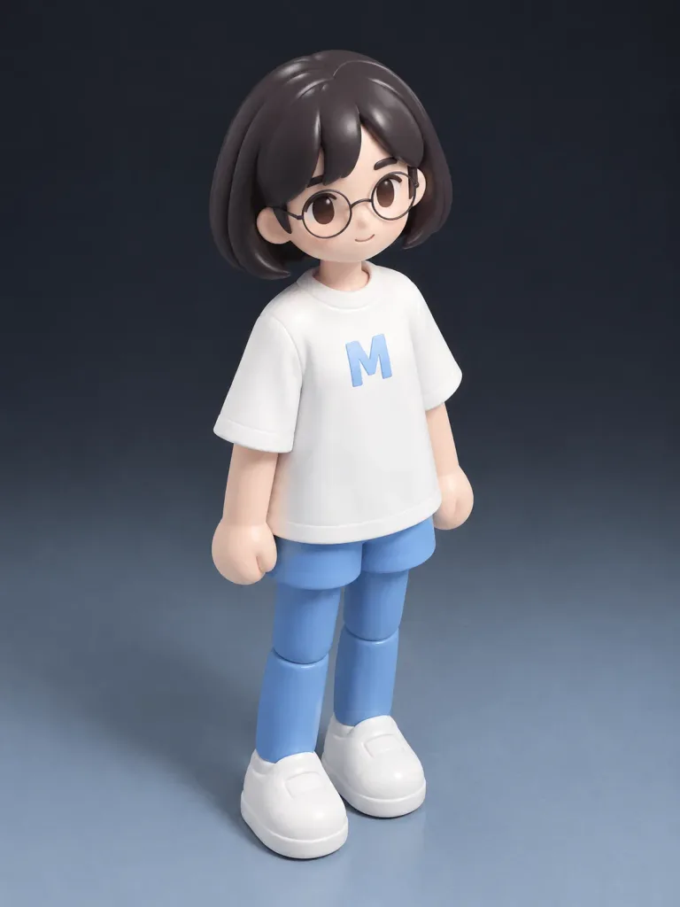 スタイライズド3Dトイアバターキャラクター
