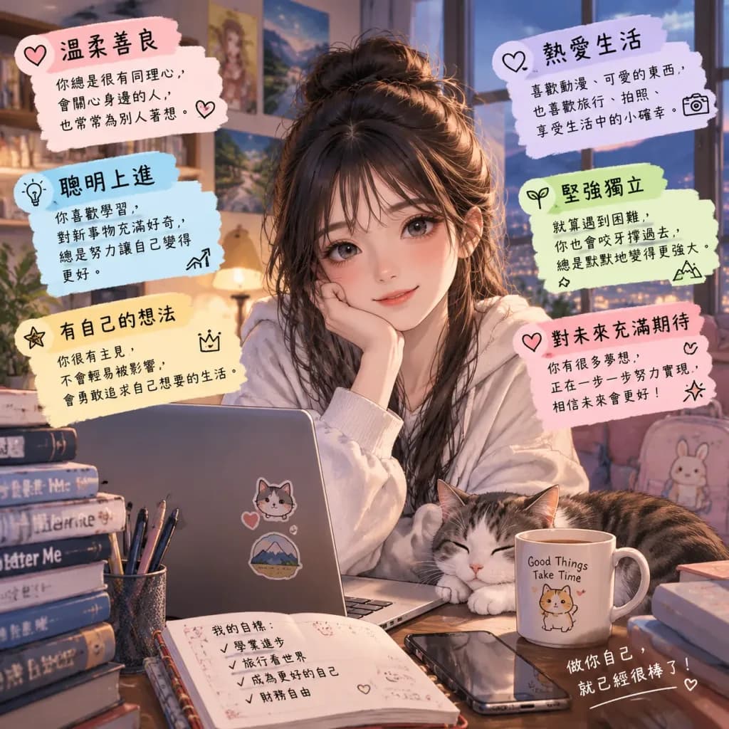 Symbolic Persona Visualization Portrait