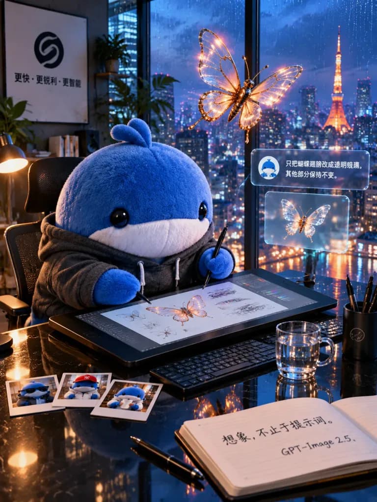 Estudio de Diseño de Ballena de Peluche en Tokio
