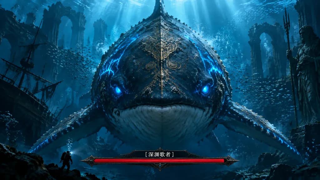 Abyssal Sea Monster Boss Encounter