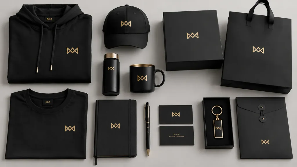 Brand Merchandise Kit from Logo