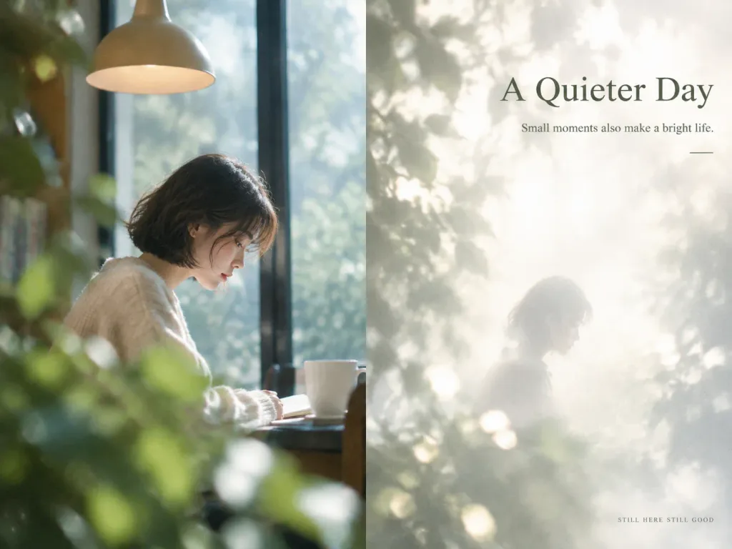 A Quieter Day Split Diptych Poster