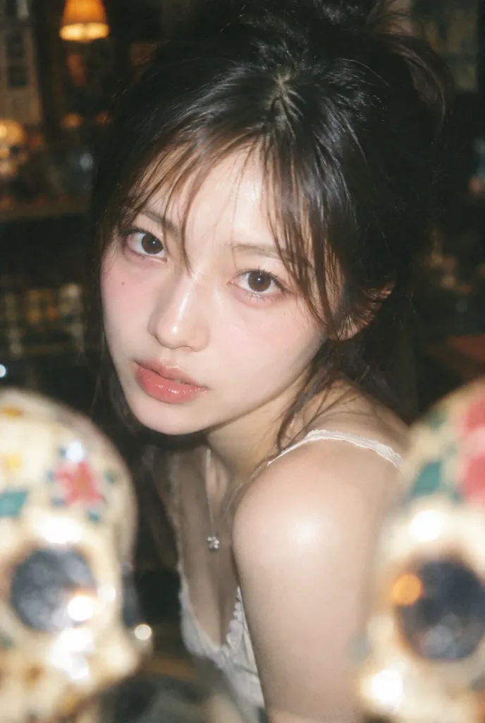 Late 90s Japanese Flash Film Portrait