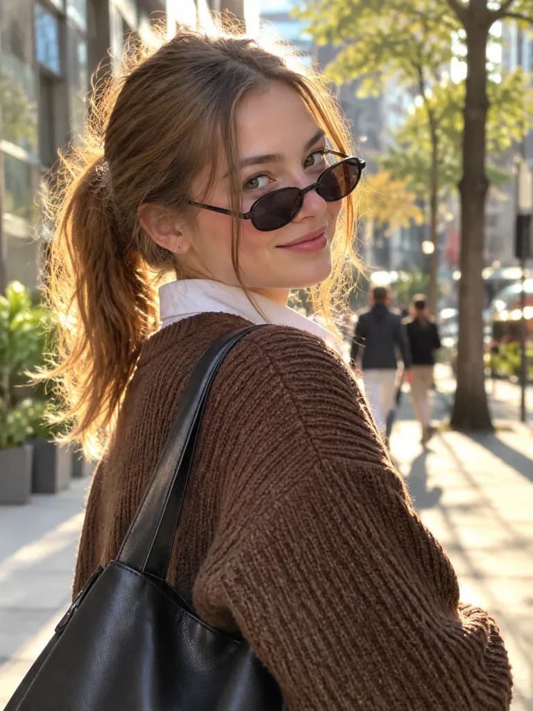 Candid Golden Hour Street Portrait