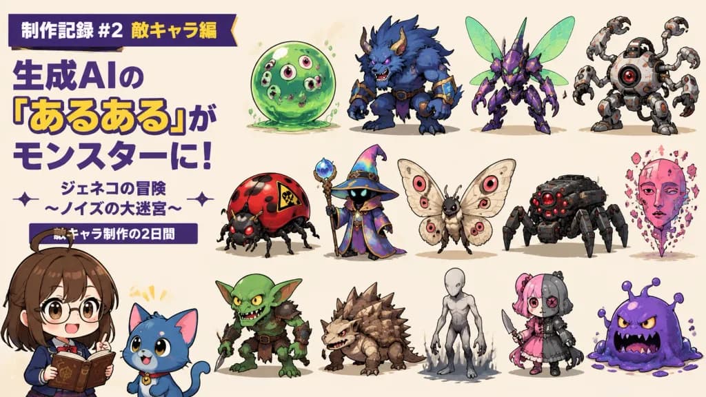 Japanese Game Dev Monster Banner