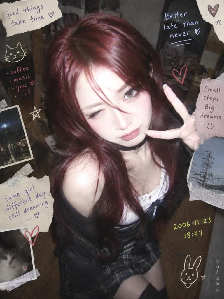 2000년대 노키아 폰 일기 스크랩북
