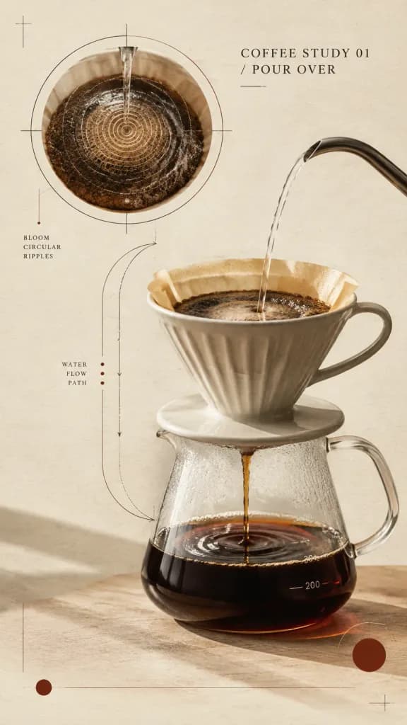 Japanese Editorial Coffee Poster Series