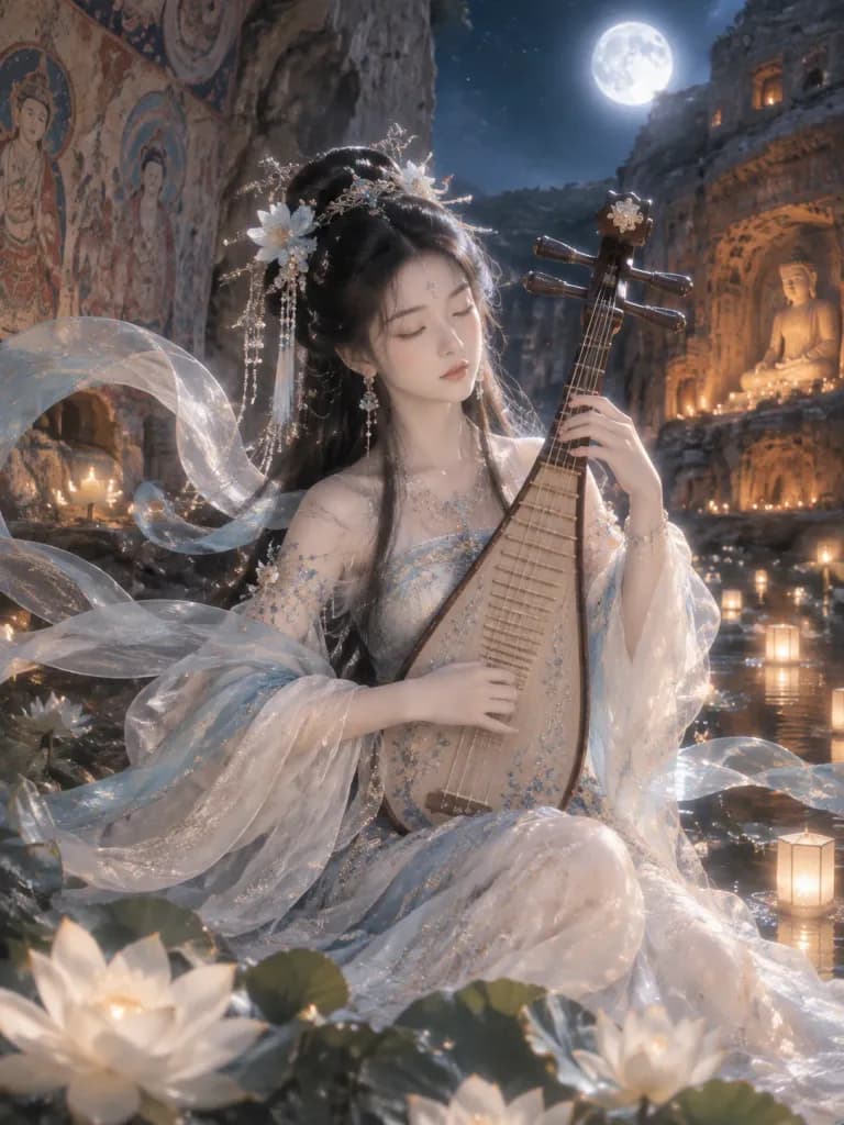 Phi Thiên Đôn Hoàng Chơi Tỳ Bà