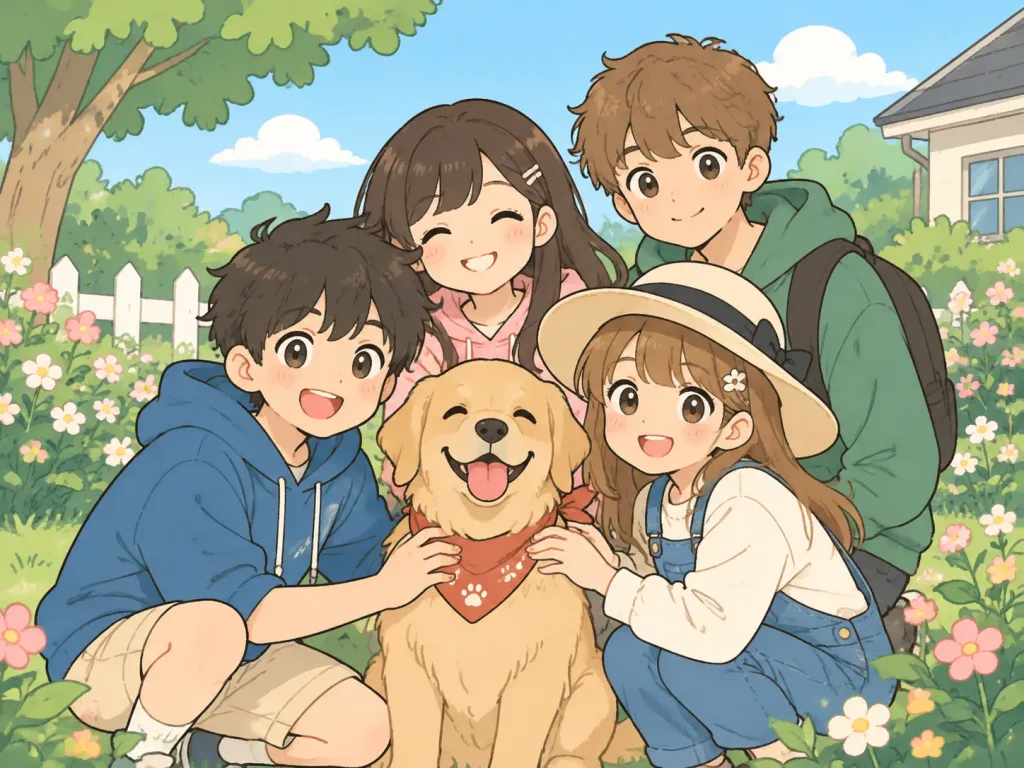 Photo to 2D Cartoon Illustration