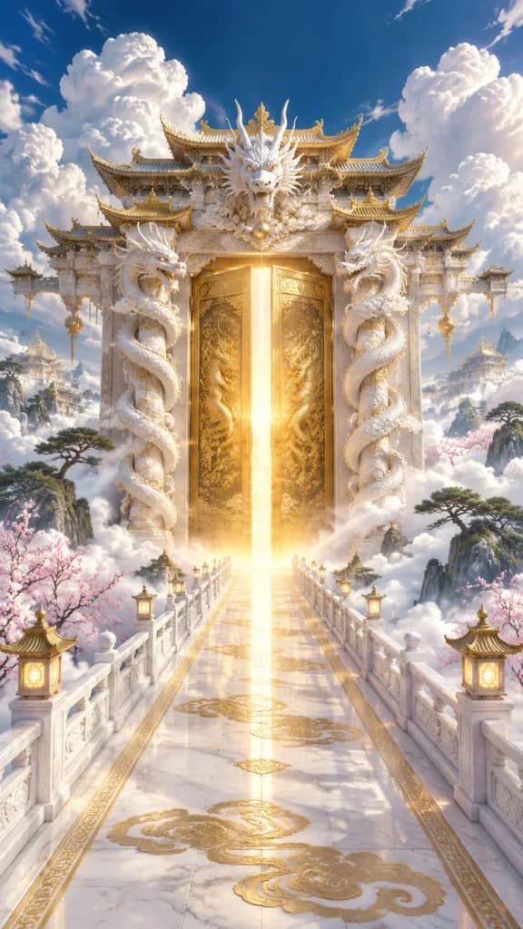 雄大な天界の南天門