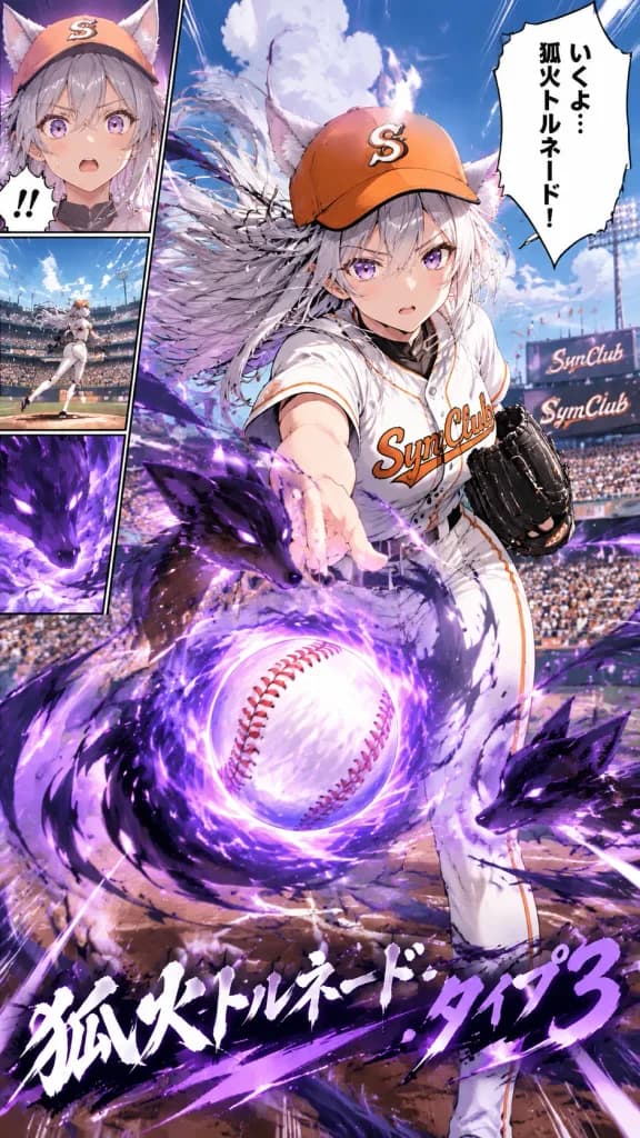 Anime Pitcher Special Move Manga Page