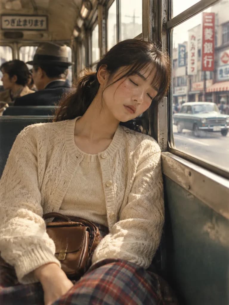 Vintage Bus Nap in Showa Style