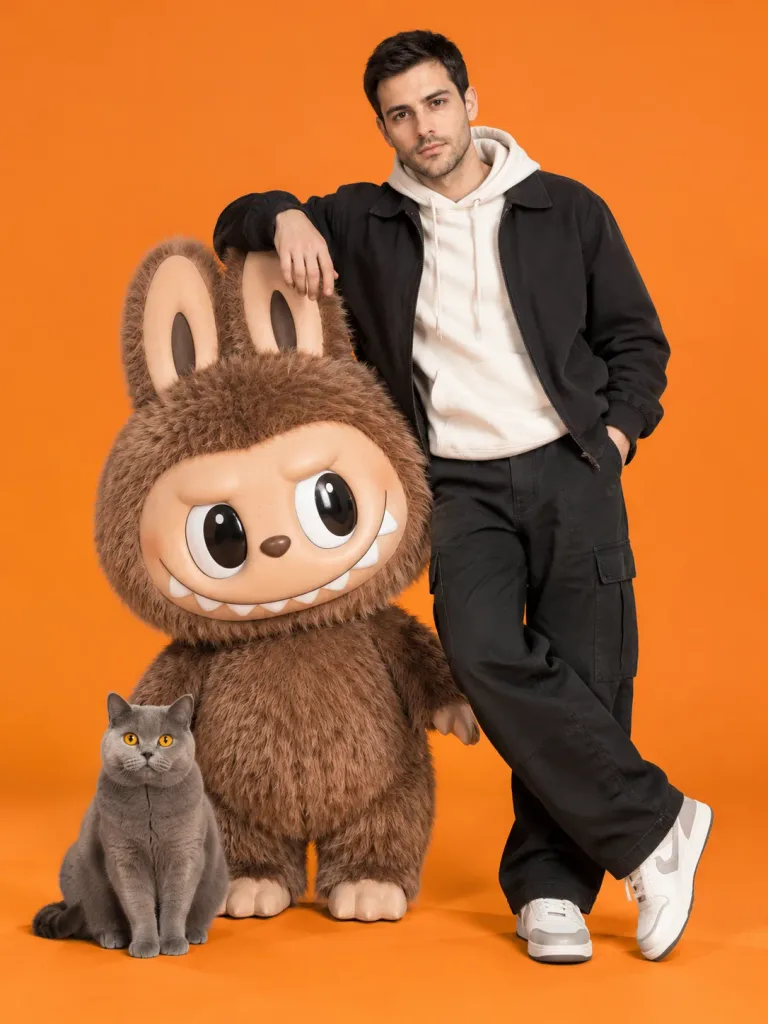 Chụp Ảnh Studio Streetwear Cùng Mascot Lớn