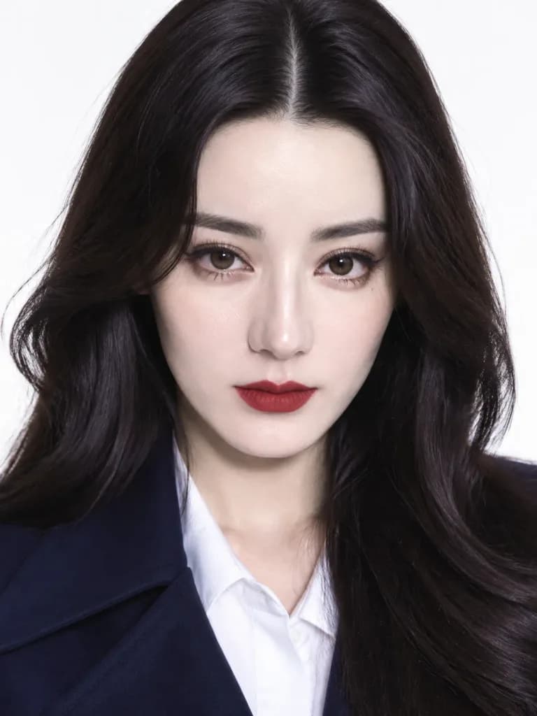 迪麗熱巴時尚雜誌美妝肖像