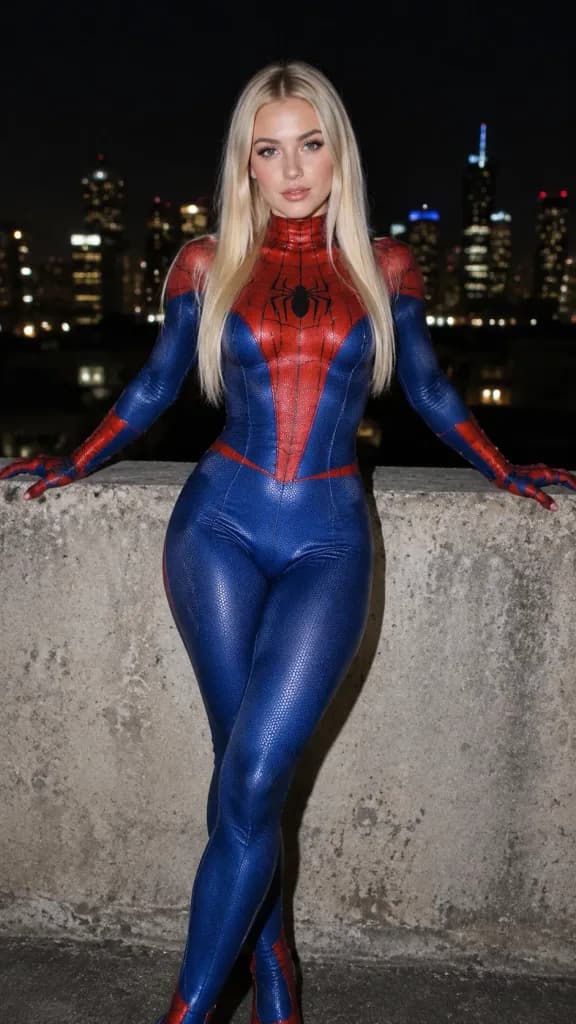 Rooftop Superhero Cosplay Flash Portrait