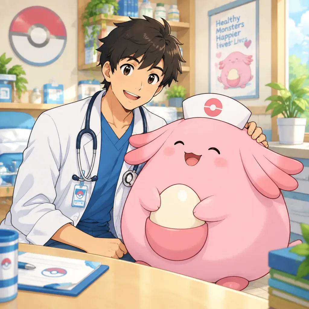 Pokémon World Professional Character Portrait