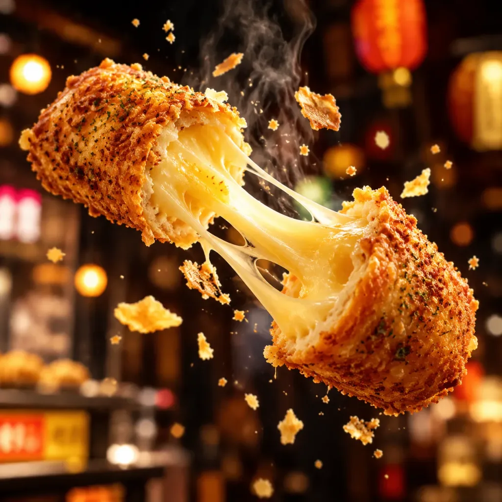 Floating Exploding Cheese Roll Macro