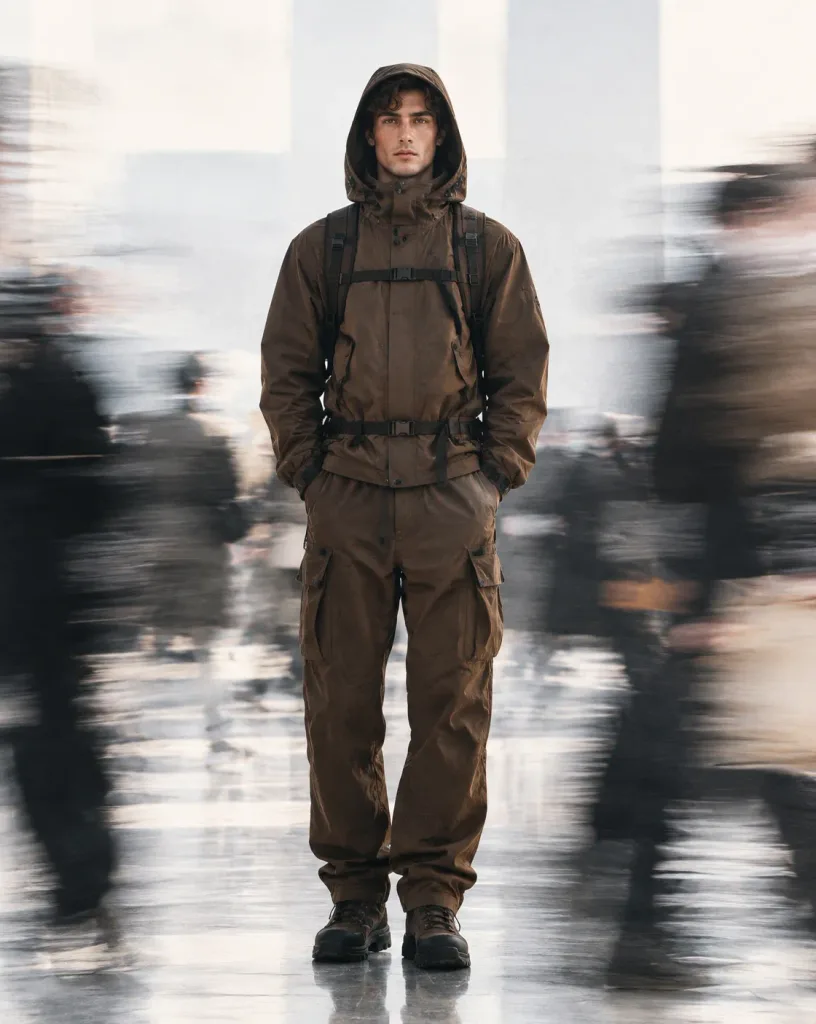 Editorial Motion Blur Fashion Portrait
