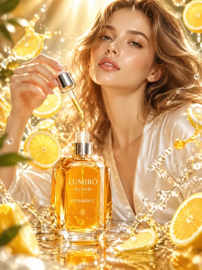 Luxury Vitamin C Serum Product Shoot