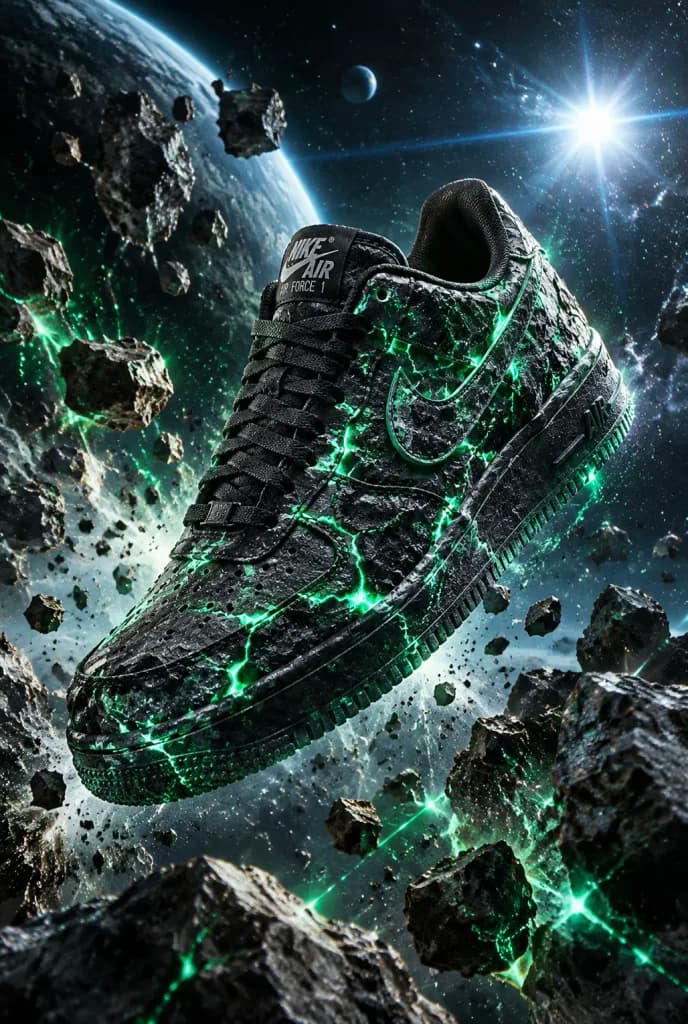 Meteorite Nike Sneaker in Deep Space