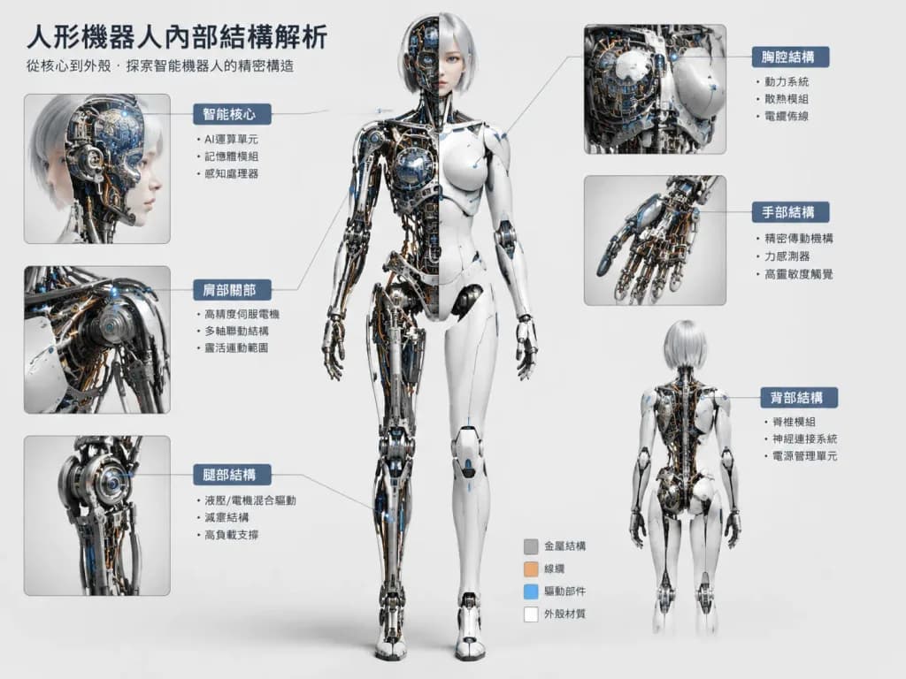 ロボット内部構造カットアウェイ図