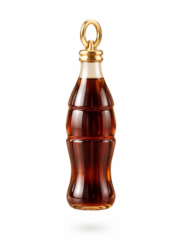 Minimalist Liquid Amulet 3D Render