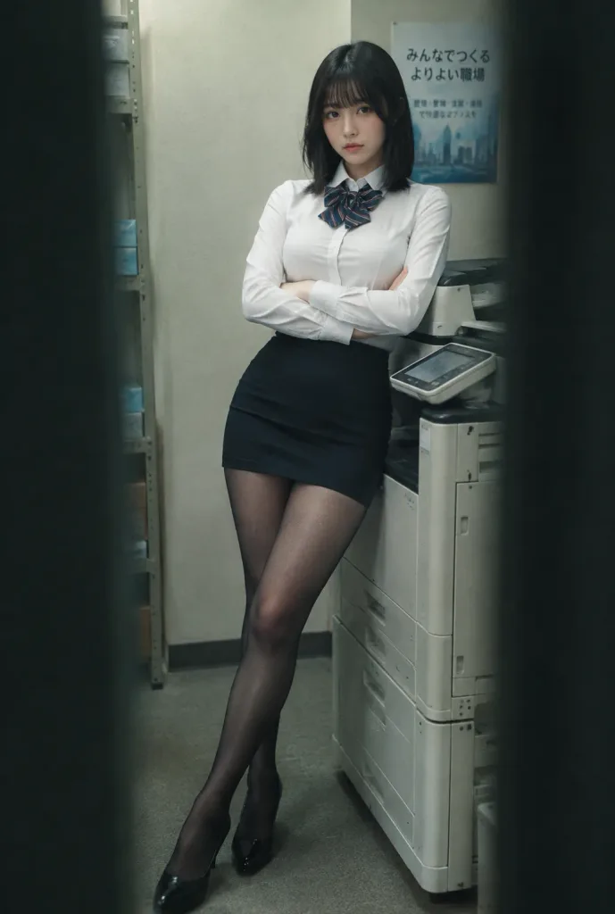 Moody Cinematic Office Portrait