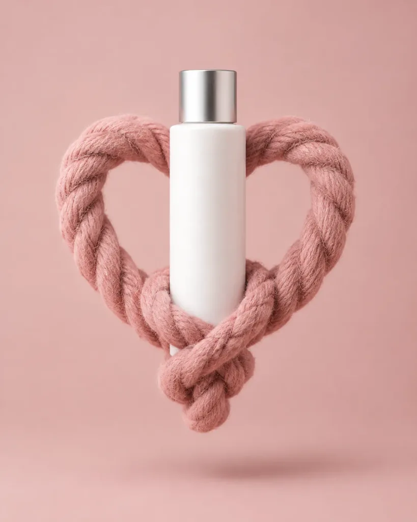 Jewelry Product Photography in Rope Heart Knot