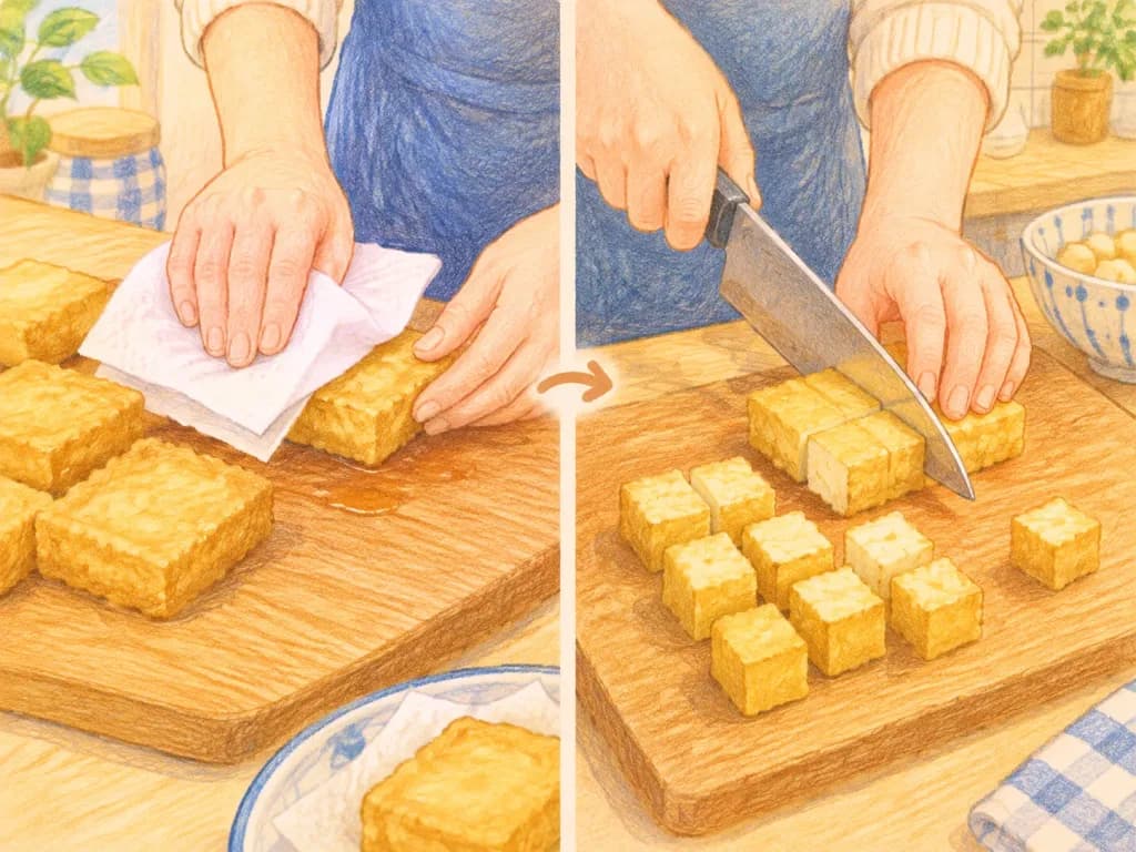 Colored Pencil Cooking Instructions Illustration