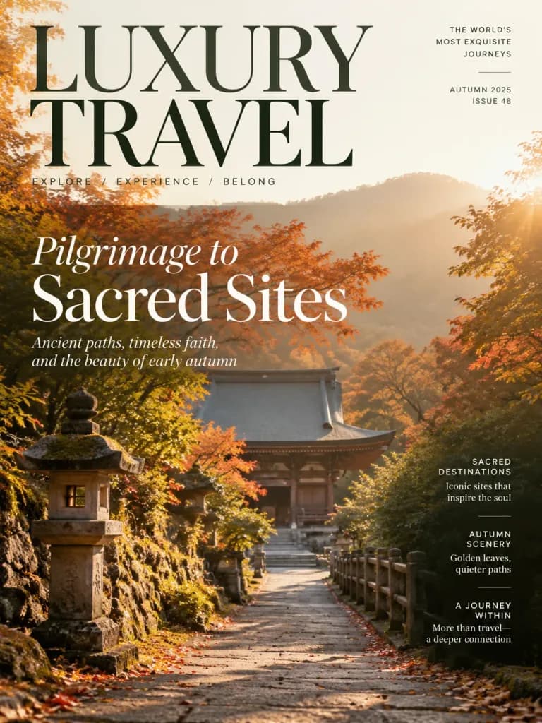 Luxury Travel Magazine Autumn Pilgrimage