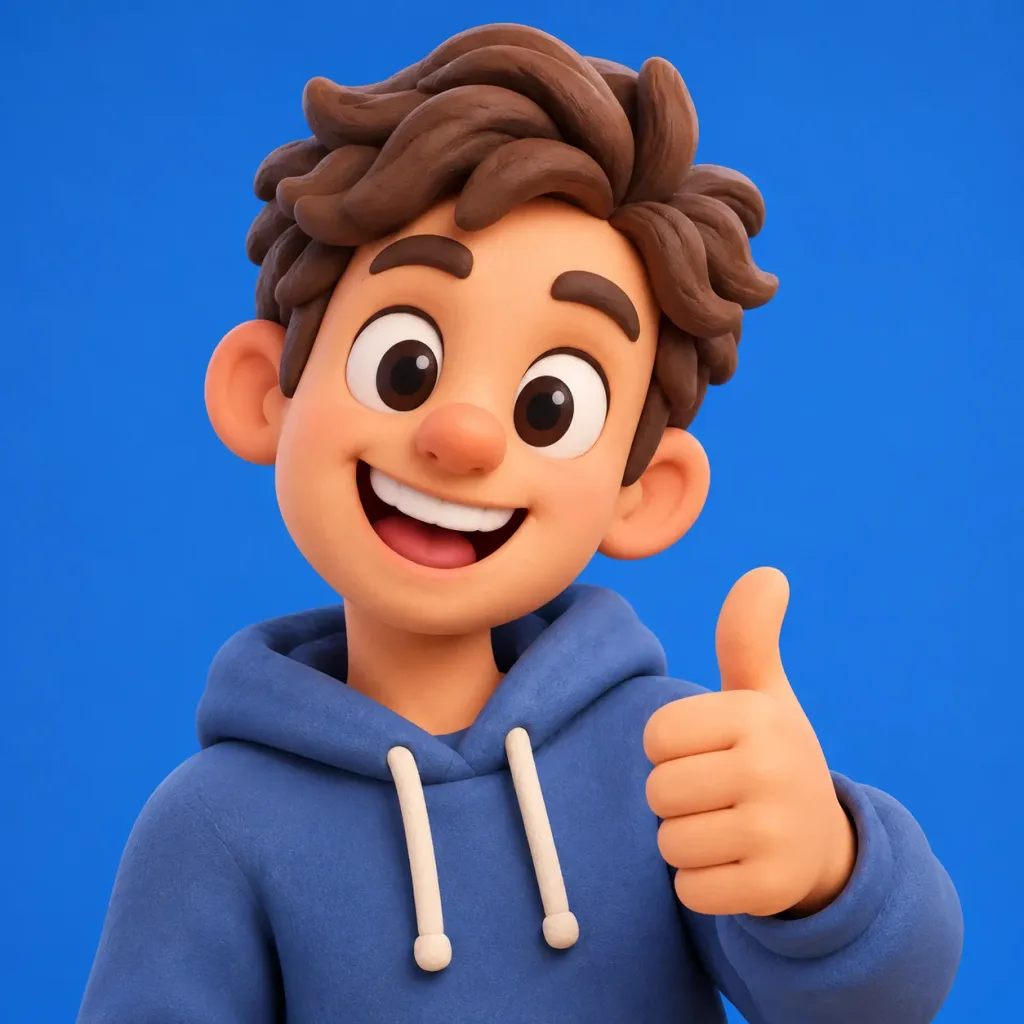 Stylized 3D Clay Character Transformation