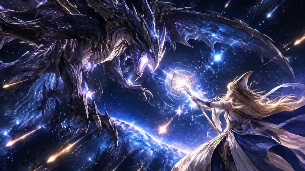 Sorceress vs Griever Cosmic Battle