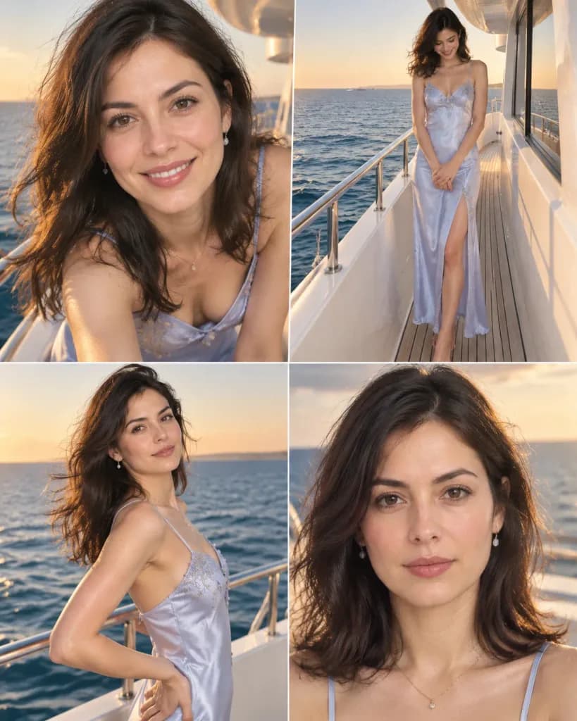 Kisi Foto Candid di Kapal Pesiar Saat Golden Hour